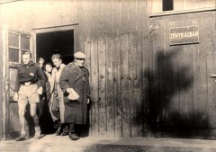 Theresienstadt, Czechoslovakia, Public showers, taken from a Nazi propaganda film, 1944. 18358519002126334142.jpg
