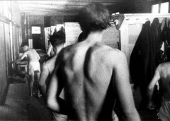 Theresienstadt, Czechoslovakia, 1944, Public showers, taken from a propaganda film-6393614809478653584.jpg