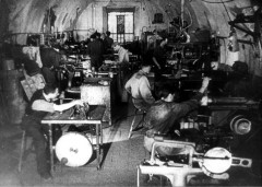 Theresienstadt, Czechoslovakia, 1944, A workshop in the ghetto - from a propaganda film. 8252857852426340963.jpg
