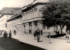 Theresienstadt, Czechoslovakia, 1944, A street scene, taken from a propaganda film-16784539491500075660.jpg